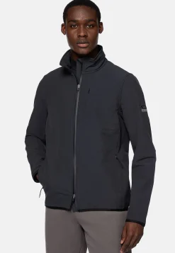 Blousons-Boggi Milano Veste Coupe-Vent En Nylon Extensible B Tech Noir