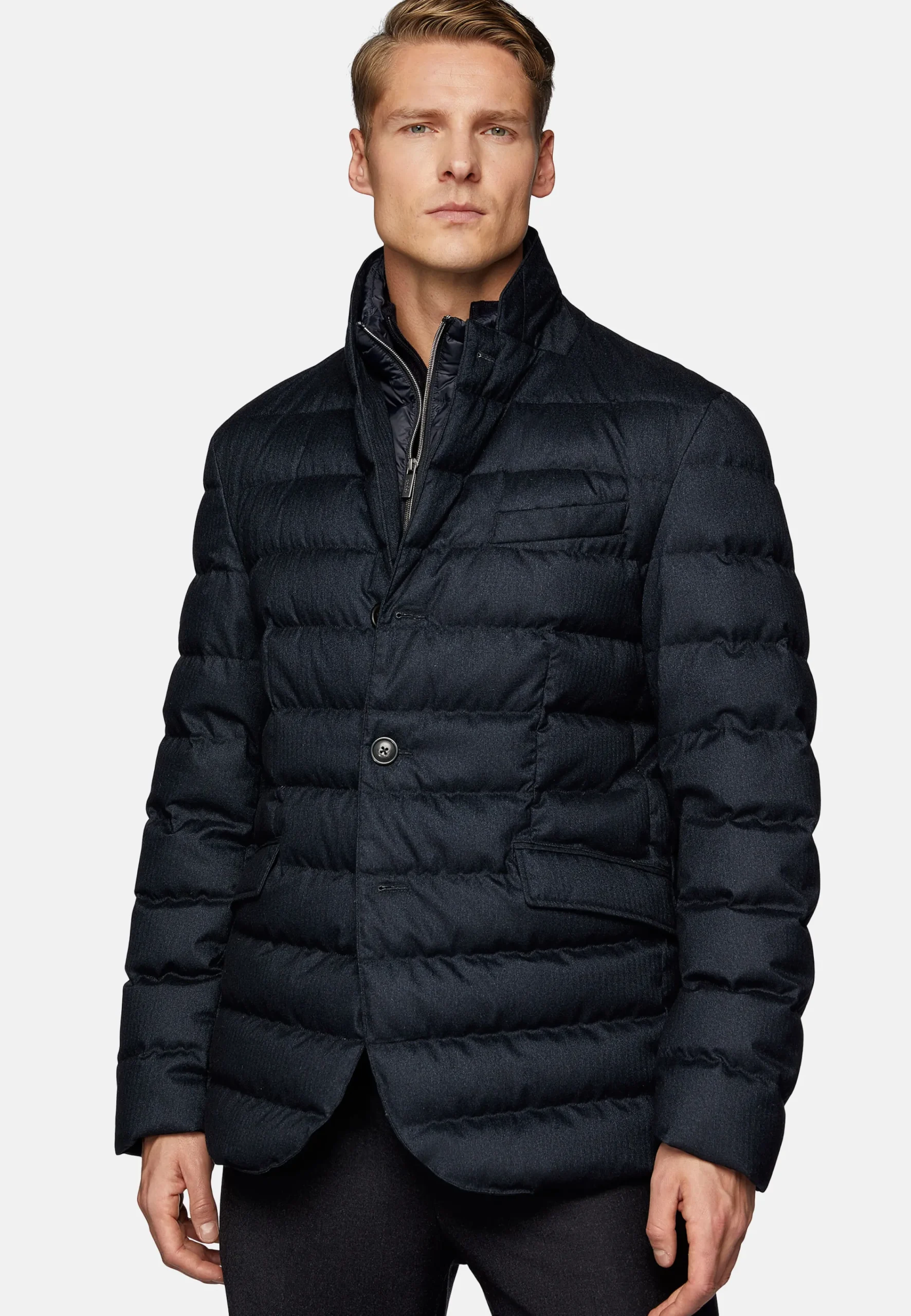 Blousons-Boggi Milano Veste En Laine Avec Gilet