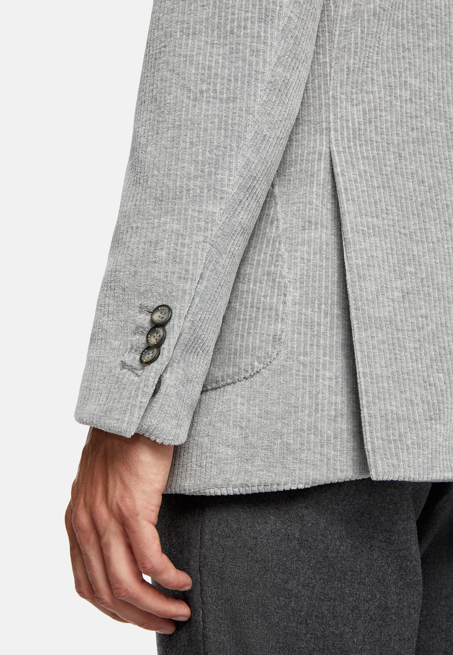 Vestes-Boggi Milano Veste En Velours Light grey