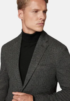 Vestes-Boggi Milano Veste Gris Et Noir B Jersey En Coton Mélangé Black - Grey