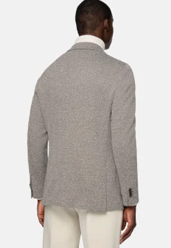 Vestes-Boggi Milano Veste Gris Tourterelle B Jersey En Coton Et Polyester Taupe