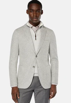 Vestes-Boggi Milano Veste e B Jersey En Coton Mélangé Gris