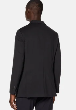 Vestes-Boggi Milano Veste e À Double Boutonnage En Nylon Stretch BTech Noir