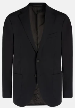 Vestes-Boggi Milano Veste Noire En Nylon Stretch B Tech