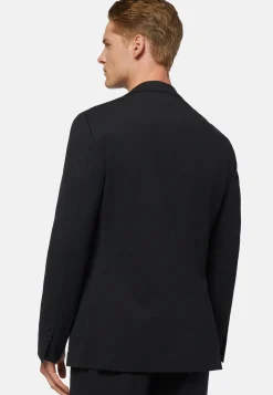 Vestes-Boggi Milano Veste Noire En Nylon Stretch B Tech