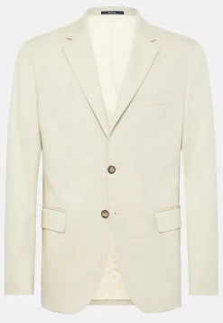 Vestes-Boggi Milano Veste En Laine Et Coton Stretch Sable