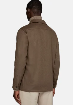 Surchemise & Shirt Jackets|Vestes-Boggi Milano Veste-chemise Link En Pur Cachemire