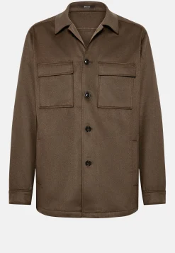 Surchemise & Shirt Jackets|Vestes-Boggi Milano Veste-chemise Link En Pur Cachemire